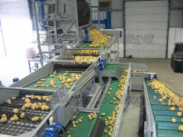 上海庆利机械设备公司为食品加工生产线,食品厂分拣流水